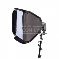 Софтбокс Falcon Eyes EB-060 (60*60cm) с переходником для накамерных вспышек