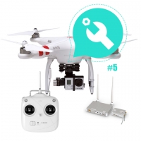 DJI Phantom 2 v.2 + h3-3d + Lightbridge
