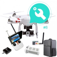 DJI Phantom 2 v2.0 + H3-3D + трансмитер до 1км + iOSDmini + 7
