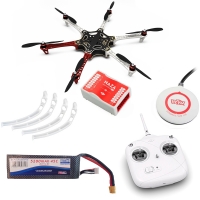DJI F550 ARF KIT + NAZA-M Lite + GPS + Landing skid + DT7 + аккум. 5200 mah
