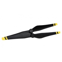 DJI Карбоновые пропеллеры 1345 (черные с желтыми полосками) Reinforced Quick Release Rotor