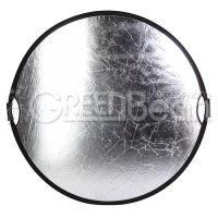 Отражатель на пружине GreenBean GB Flex 120 silver/white L (120 cm)