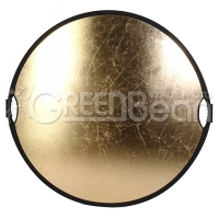 Отражатель на пружине GreenBean GB Flex 120 gold/white L (120 cm)