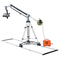 Комплект крана Proaim 7ft Wave Jib Crane, 100mm Tripod Stand, Junior-D Pan Tilt head, Swift Dolly, 12ft Straight Track (Elite Package)