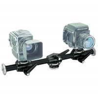 Manfrotto Штанга-кронштейн с двумя суппортами для головок и двумя торцевыми креплениями 131DDB