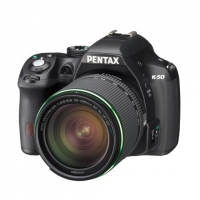 Фотокамера Pentax K-50 Kit + объектив DA 18-135 WR черный