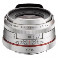 Объектив Pentax HD DA 15mm f/4 AL Limited Silver