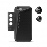 Manfrotto Чехол для iPhone 6 Plus, объективы fisheye, telephoto 3x, LED свет