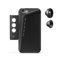 Manfrotto Чехол для iPhone 6, объективы fisheye, telephoto 3x, LED свет