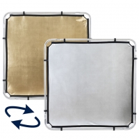 Ткань Lastolite LR81134R ткани для отражателя, серебряная/золотая Skylite 110х110