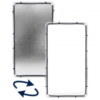 Ткань Lastolite LR81231R ткань для отражателя, серебряная/белая Skylite 100х200