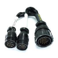 Kinoflo Mega 4Bank to Mega Double Splitter X19-A9M