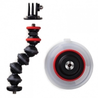 Joby Держатель на присоске Suction Cup & GorillaPod Arm (черный/красный)