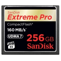 Sandisk Extreme Pro CompactFlash 256Gb (160/140 Mb/s)