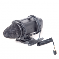 Микрофон Boya BY-V02 Стерео микрофон для DSLR и видеокамер
