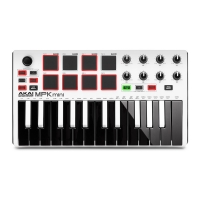MIDI-клавиатура AKAI MPK mini Mk2 LE White