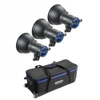 Комплект с тремя моноблоками Hensel Integra Mini 300 Kit (3шт. + сумка) 8370P4191