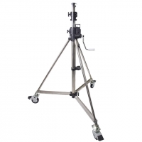 Стойка Kupo Heavy Duty Wind-up Stell Stand w/Casters Lighting Stand, стойка на колесах с торозами 484