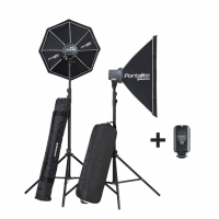 Комплект с двумя моноблоками Elinchrom D-Lite RX ONE 100/100 softbox 20847.2