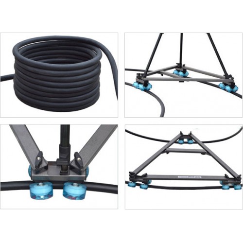 Комплект Proaim Swift Dolly, 36ft Flexi Track, 75mm Tripod Stand